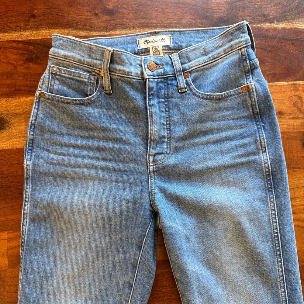 Madewell Stovepipe High-Rise Straight Jeans